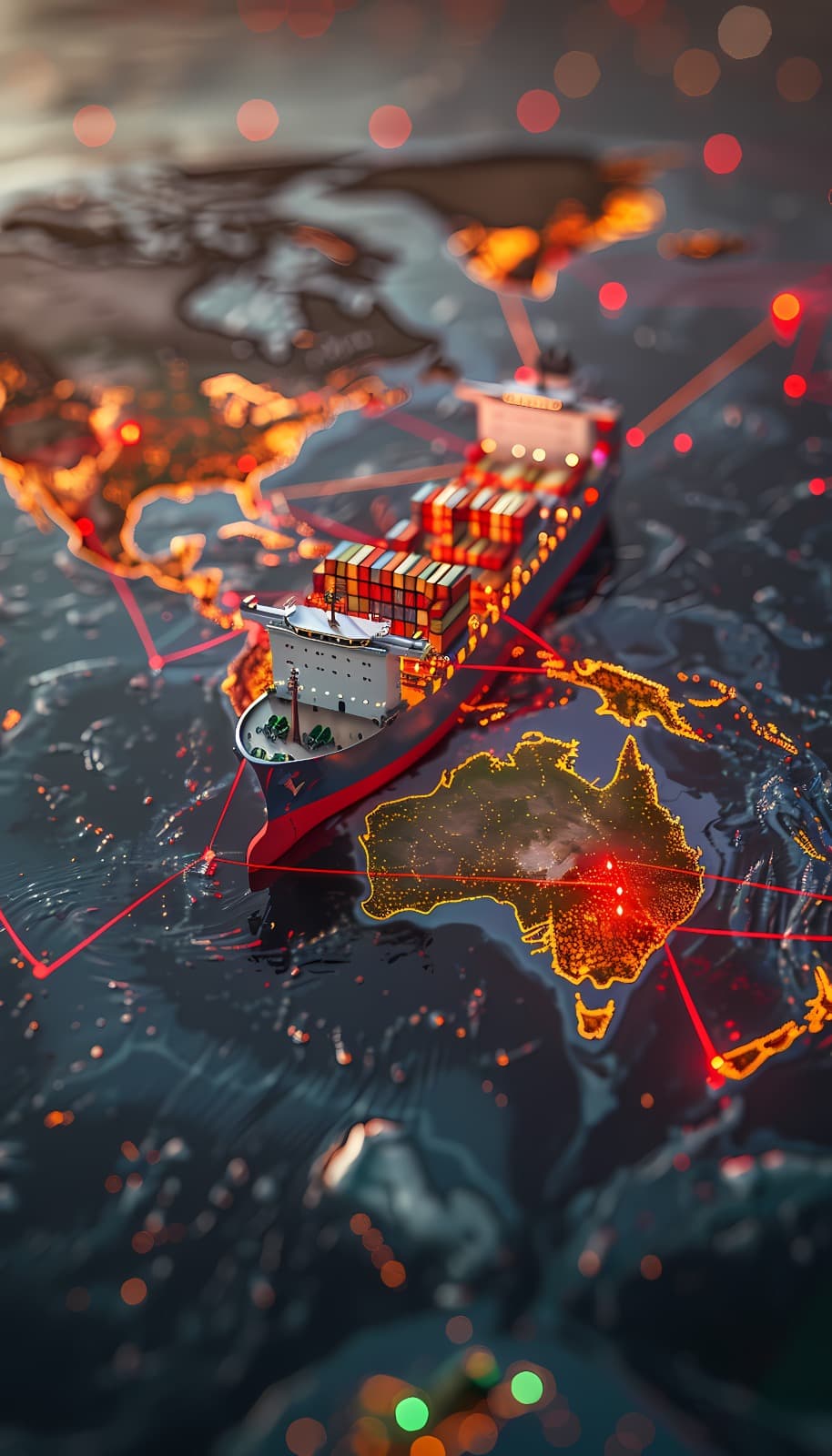 International trade connectivity supporting leather goods export from India